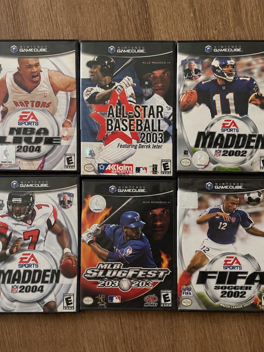 Nintendo GameCube sports game bundle – 9 total games included.